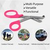 A2Z Scilab Trauma Shears 12/Pack Non-Stick 7.25 First Aid EMT Stainless Steel Utility Scissors Pink Handle A2Z-ZR878